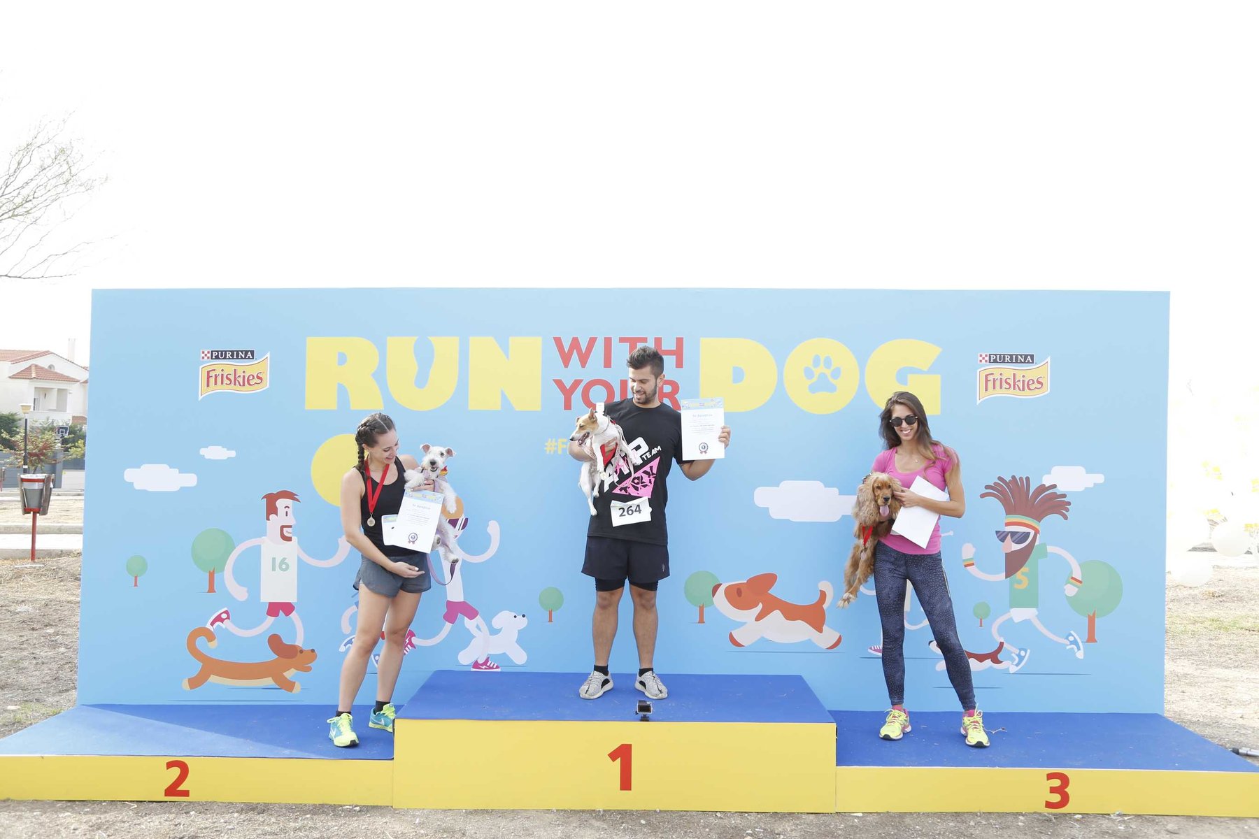 Με απόλυτη επιτυχία ολοκληρώθηκε το 3ο Run with your Dog από τα Friskies!