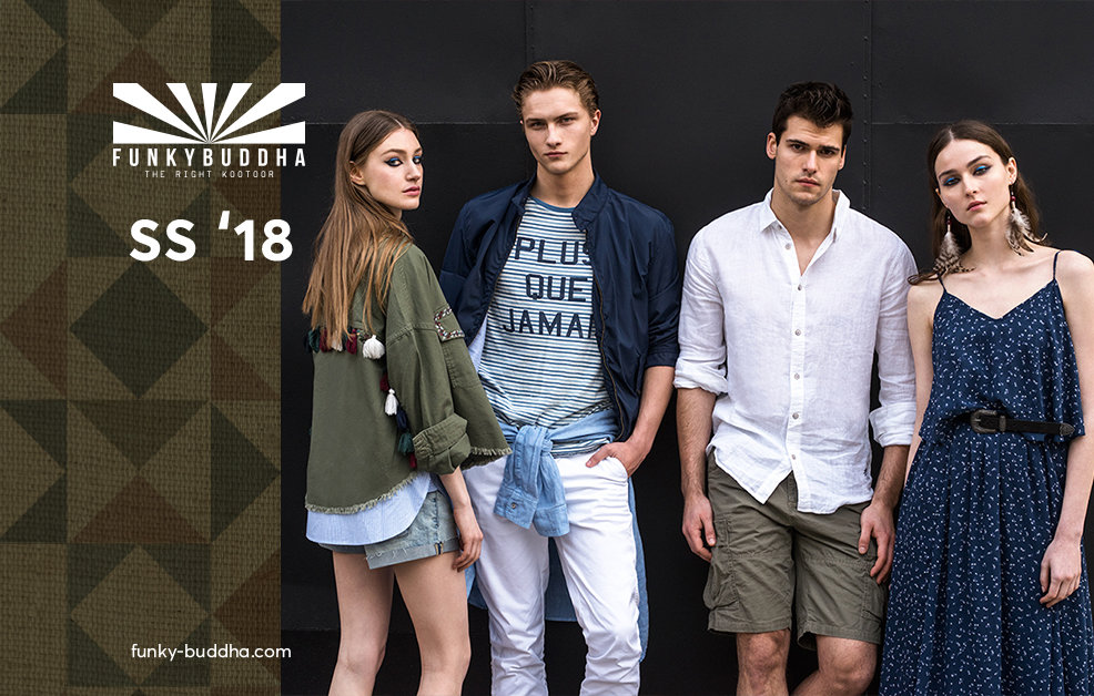 Funky Buddha urban tropical campaign SS’ 18!