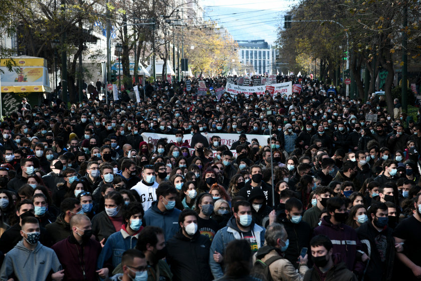 Στο μεταξύ, η αστυνομία ετοιμάζει δικογραφία για το χθεσινό συλλαλητήριο